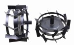 Koło koła metalowe glebogryzarki HOLIDA WM1100 42cm na oś 32mm
