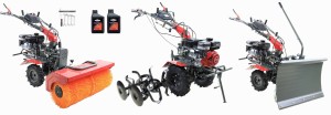 Glebogryzarka Spalinowa Weima WM1000n-6 + pług do śniegu + zamiatarka odśnieżarka