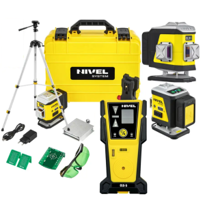 Laser krzyżowy NIVEL SYSTEM CL3G ze statywem SJJM1EX i czujnikiem laserowym CLS5