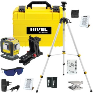 Laser krzyżowy NIVEL SYSTEM CL4D-P Fioletowy Poziomica Multi-laser Statyw SJJ1-M1 EX