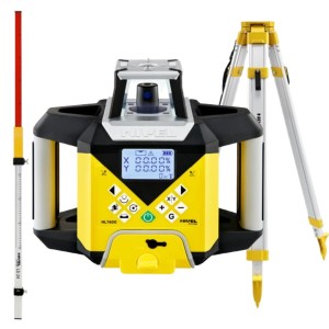 Laser obrotowy NL740G DIGITAL + Trójnóg SJJ1 + Łata LS-24