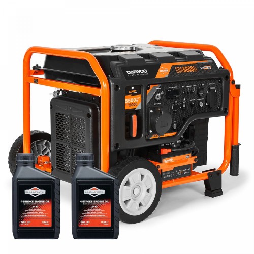 Agregat prądotwórczy inwertorowy DAEWOO GDA 6600Ei 5,5kW + dwa oleje .jpg