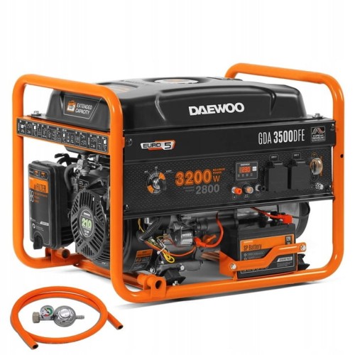 Agregat prądotwórczy dwupaliwowy LPG benzyna DAEWOO GDA 3500DFE 8.jpg